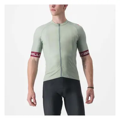 CASTELLI Cyklistický dres s krátkým rukávem - ENTRATA VI - zelená