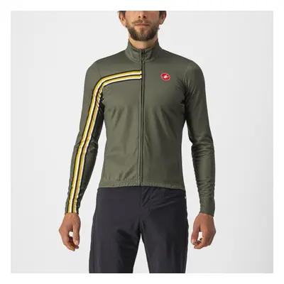 CASTELLI Cyklistický dres s dlouhým rukávem letní - UNLIMITED THERMAL - zelená