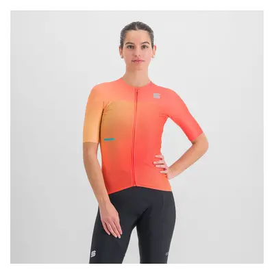 SPORTFUL Cyklistický dres s krátkým rukávem - LIGHT PRO - oranžová