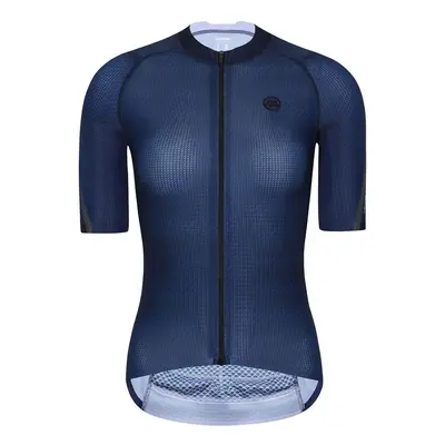 MONTON Cyklistický dres s krátkým rukávem - PRO CARBONFIBER LADY - modrá