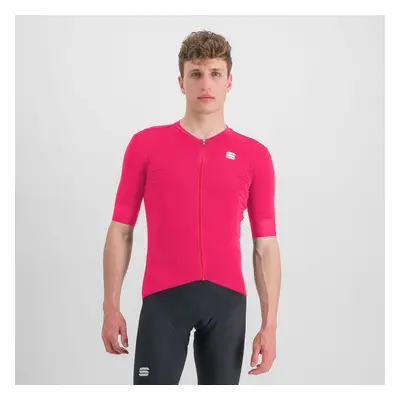 SPORTFUL Cyklistický dres s krátkým rukávem - MONOCROM - růžová