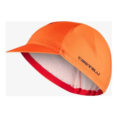 CASTELLI Cyklistická čepice - ROSSO CORSA 2 - oranžová