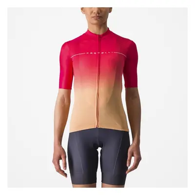 CASTELLI Cyklistický dres s krátkým rukávem - SALITA - červená