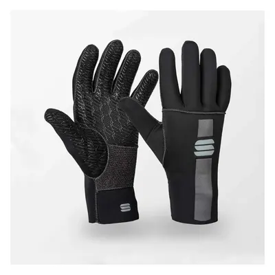 SPORTFUL Cyklistické rukavice dlouhoprsté - NEOPRENE - černá