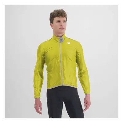 SPORTFUL Cyklistická větruodolná bunda - HOT PACK EASYLIGHT - žlutá