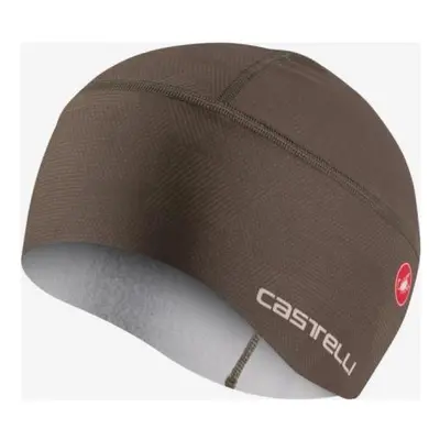 CASTELLI Cyklistická čepice - PRO THERMAL W - hnědá