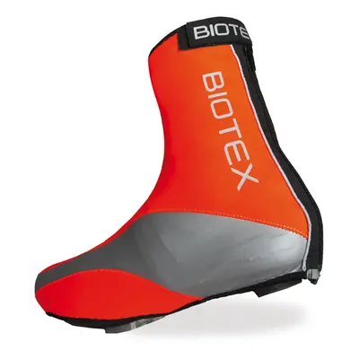 BIOTEX Cyklistické návleky na tretry - RAIN - stříbrná/oranžová