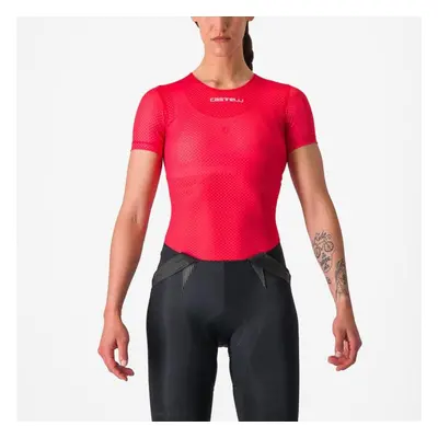 CASTELLI Cyklistické triko s krátkým rukávem - PRO MESH W - červená