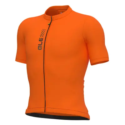 ALÉ Cyklistický dres s krátkým rukávem - PRAGMA COLOR BLOCK - oranžová