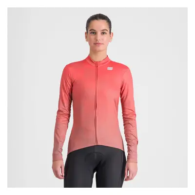 SPORTFUL Cyklistický dres s dlouhým rukávem zimní - ROCKET THERMAL - růžová