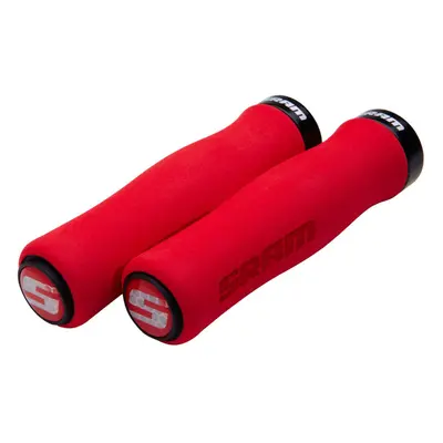 SRAM gripy - LOCKING GRIPS 129 mm - červená