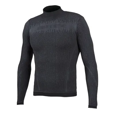 BIOTEX Cyklistické triko s dlouhým rukávem - 3D TURTLENECK - černá