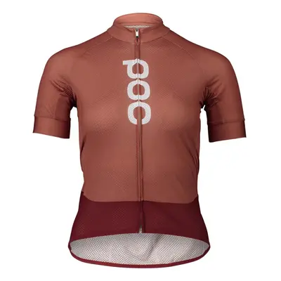 POC Cyklistický dres s krátkým rukávem - ESSENTIAL ROAD LADY - červená