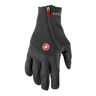 CASTELLI Cyklistické rukavice dlouhoprsté - MORTIROLO WINTER - černá