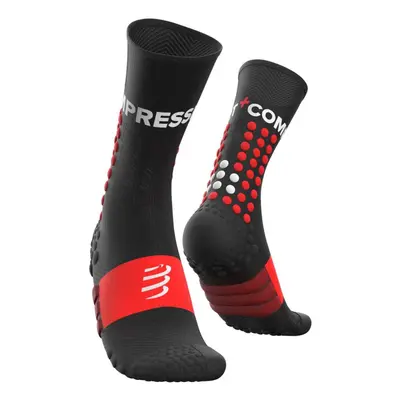 COMPRESSPORT Cyklistické ponožky klasické - ULTRA TRAIL - černá