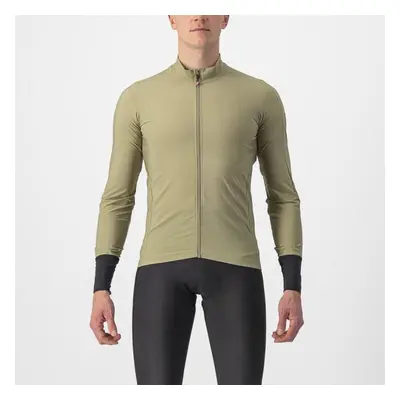 CASTELLI Cyklistický dres s dlouhým rukávem zimní - FLIGHT LS AIR - zelená