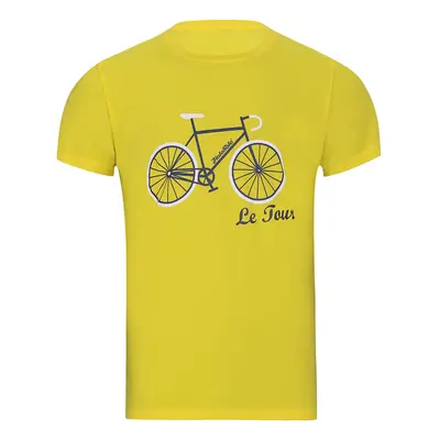 NU. BY HOLOKOLO Cyklistické triko s krátkým rukávem - LE TOUR LEMON II. - žlutá