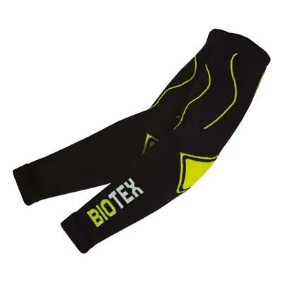 BIOTEX Cyklistické návleky na ruce - SEAMLESS - černá/žlutá