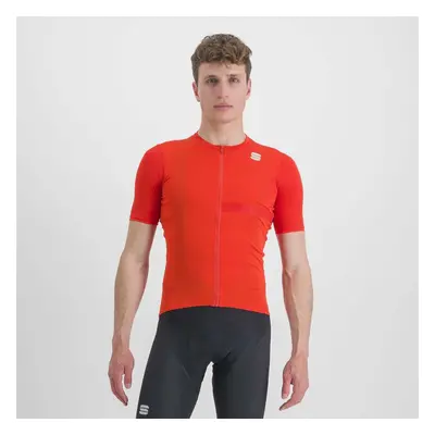 SPORTFUL Cyklistický dres s krátkým rukávem - MATCHY - červená