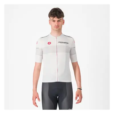 CASTELLI Cyklistický dres s krátkým rukávem - #GIRO107 CLASSIFICATION - bílá