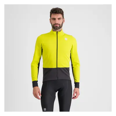 SPORTFUL Cyklistická větruodolná bunda - NEO SOFTSHELL - žlutá