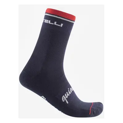 CASTELLI Cyklistické ponožky klasické - QUINDICI SOFT MERINO - modrá