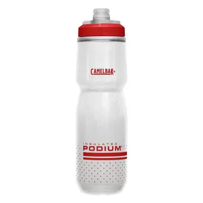 CAMELBAK Cyklistická láhev na vodu - PODIUM CHILL 0,71L - červená/bílá