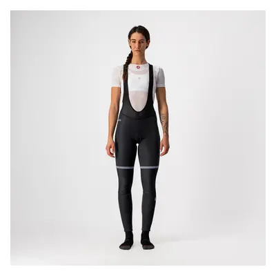 CASTELLI Cyklistické kalhoty dlouhé s laclem - POLARE W - černá