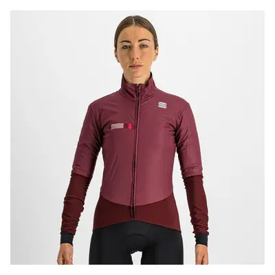 SPORTFUL Cyklistická zateplená bunda - BODYFIT PRO - bordó