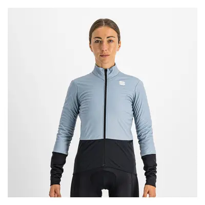 SPORTFUL Cyklistická větruodolná bunda - TOTAL COMFORT - světle modrá/černá