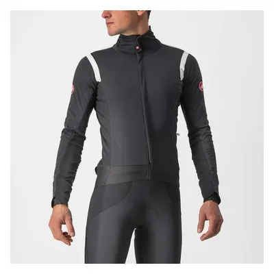 CASTELLI Cyklistická zateplená bunda - ALPHA RoS 2 - antracitová