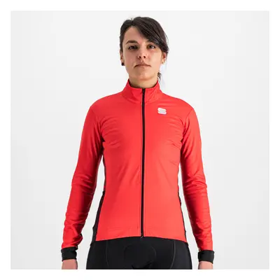 SPORTFUL Cyklistická větruodolná bunda - NEO SOFTSHELL - červená/černá