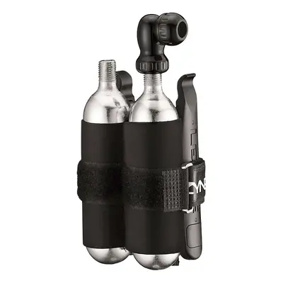 LEZYNE CO2 pumpa/pumpička - TWIN KIT 25G - černá/stříbrná