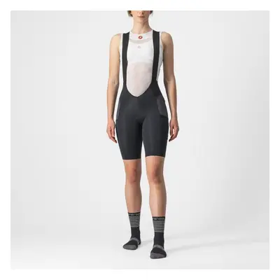 CASTELLI Cyklistické kalhoty krátké laclem - FREE UNLIMITED W - černá