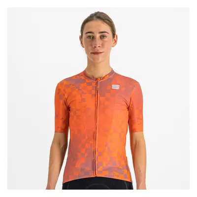 SPORTFUL Cyklistický dres s krátkým rukávem - ROCKET - oranžová