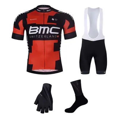 BONAVELO Cyklistický mega set - BMC - bílá/červená/černá