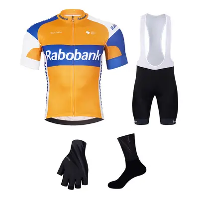 BONAVELO Cyklistický mega set - RABOBANK - modrá/oranžová/černá