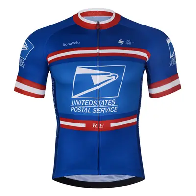 BONAVELO Cyklistický dres s krátkým rukávem - US POSTAL