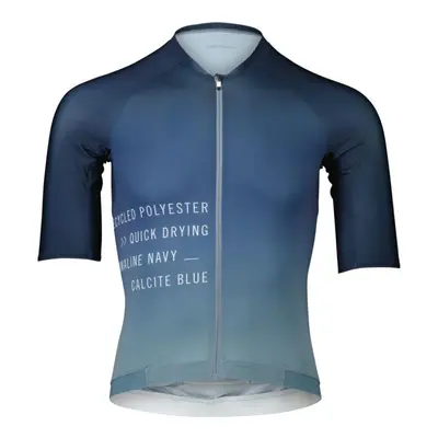 POC Cyklistický dres s krátkým rukávem - PRISTINE PRINT - modrá