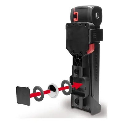 TRELOCK zámek na kolo - TRIGO FS 380/100 +HOLDER X-PRESS - černá