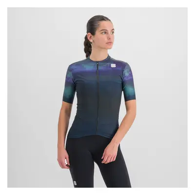 SPORTFUL Cyklistický dres s krátkým rukávem - FLOW SUPERGIARA - modrá