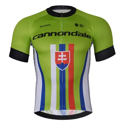 BONAVELO Cyklistický dres s krátkým rukávem - CANNONDALE SK - zelená