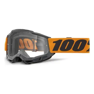 100% SPEEDLAB Cyklistické brýle - ACCURI 2 OTG - oranžová/černá