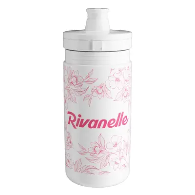 RIVANELLE BY HOLOKOLO Cyklistická láhev na vodu - HYDRA 550 ml - bílá/růžová