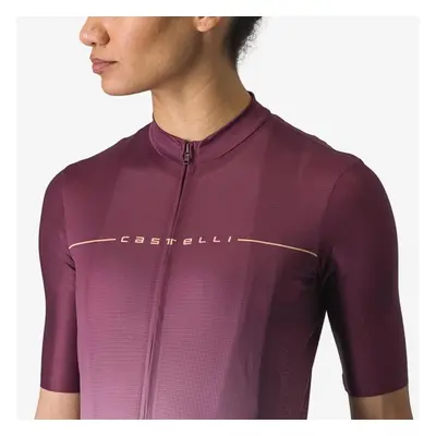 CASTELLI Cyklistický dres s krátkým rukávem - SALITA - bordó