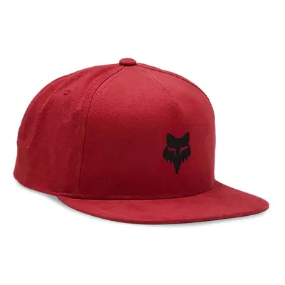 FOX Cyklistická čepice - FOX HEAD SNAPBACK - červená