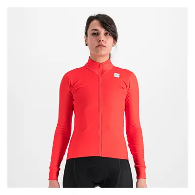 SPORTFUL Cyklistický dres s dlouhým rukávem zimní - KELLY THERMAL - červená