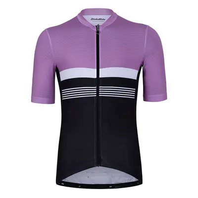 HOLOKOLO Cyklistický dres s krátkým rukávem - SPORTY - černá/růžová