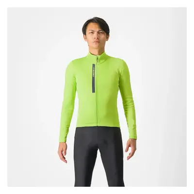 CASTELLI Cyklistický dres s dlouhým rukávem zimní - ENTRATA THERMAL - zelená