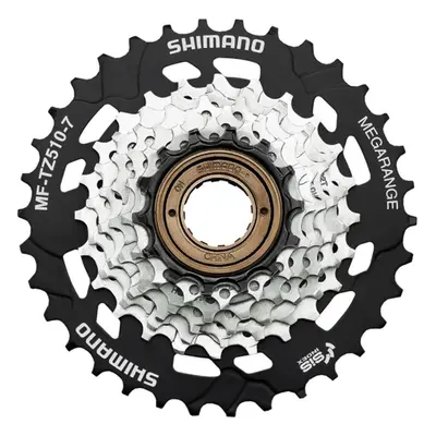 SHIMANO vícekolečko - TZ510 7 MEGA RANGE - stříbrná/černá